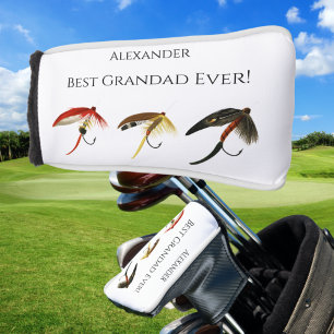 Couvre-club De Golf Meilleur Grand-Père Jamais ! Pêcheurs à la mouche 