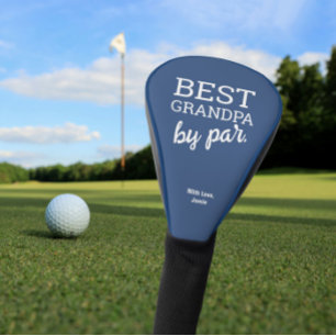 Couvre-club De Golf Meilleur grand-père par par Typographie moderne Cu