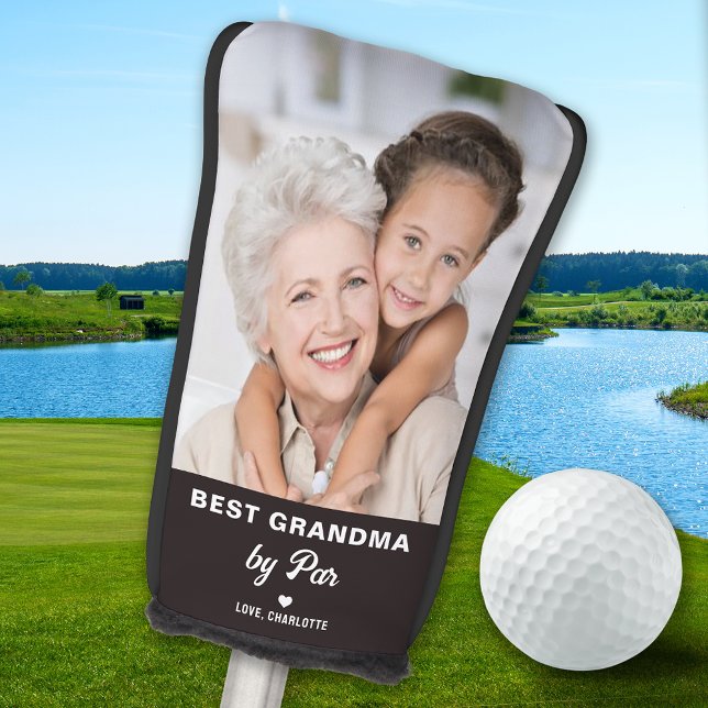 Couvre-club De Golf Meilleur GRANDMA Par PAR Photo personnalisée - Fêt (Créateur téléchargé)