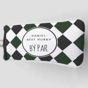 Couvre-club De Golf Meilleur Hubby par Par Green Plaid