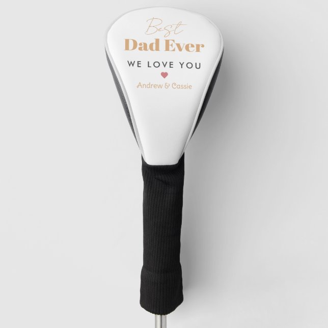 Couvre-club De Golf Meilleur papa (Devant)