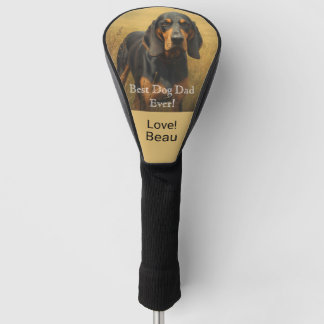 Couvre-club De Golf Meilleur Papa Chien Personnalisé