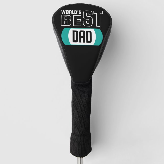 Couvre-club De Golf Meilleur papa du monde (Devant)
