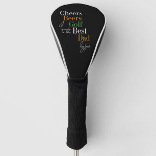Couvre-club De Golf Meilleur papa Golf Cheers et bières