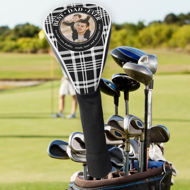 Couvre-club De Golf Meilleur papa jamais effectué photo personnalisée  (Créateur téléchargé)