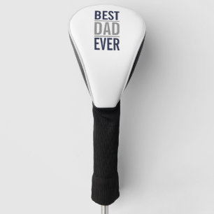 Couvre-club De Golf Meilleur papa jamais Marine bleu moderne