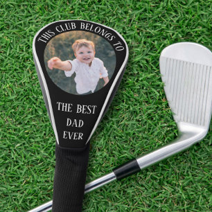 Couvre-club De Golf Meilleur papa jamais photo noir