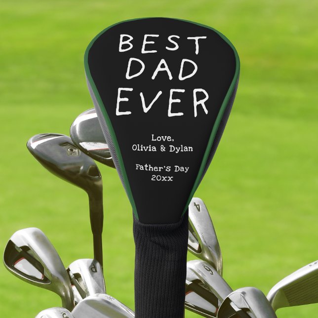 Couvre-club De Golf Meilleur Papa Minimaliste (Créateur téléchargé)
