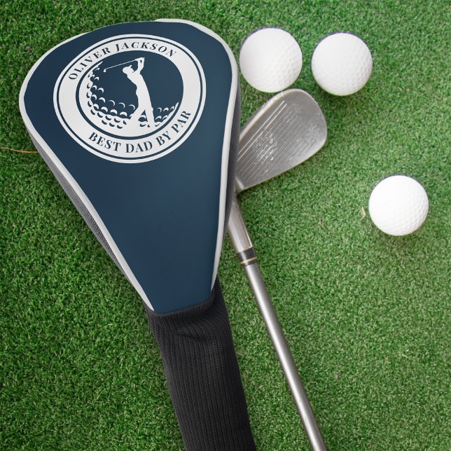 Couvre-club De Golf Meilleur papa par Par Monogramme (Créateur téléchargé)