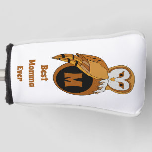 Couvre-club De Golf Meilleure maman Jamais Barne Owl Monogramme Golf H