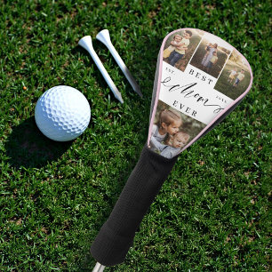 Couvre-club De Golf Meilleure maman Jour Script Fête des Mères Collage