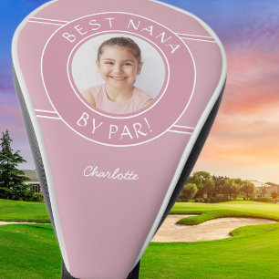 Couvre-club De Golf Meilleure Nana par grand-mère photo personnalisée