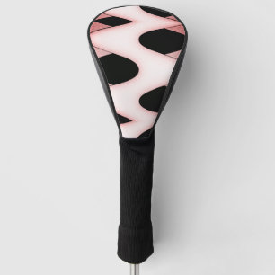 Couvre-club De Golf Métissant des vagues rose orientale