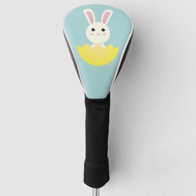 Couvre-club De Golf Mignonne lapin de Pâques I (Devant)