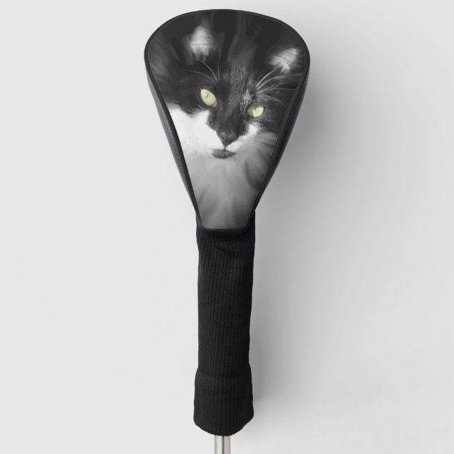 Couvre-club De Golf Misty Tuxedo Cat (Devant)