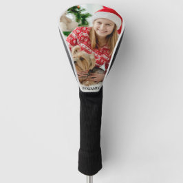 Couvre-club De Golf Modern Create Your Own Photo Name Pets kids