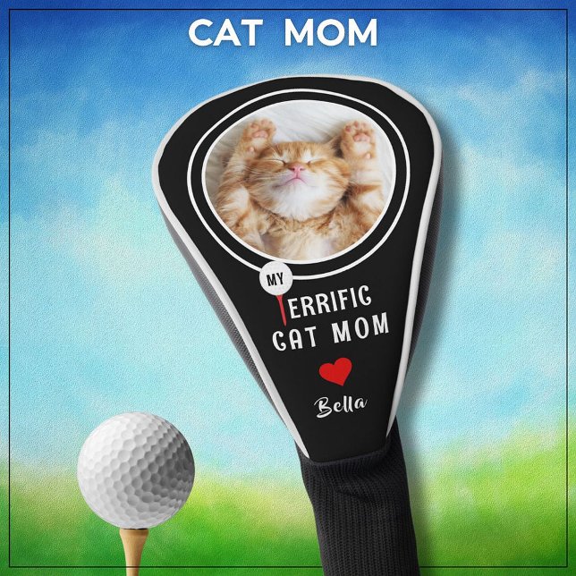 Couvre-club De Golf Mon merveilleux chat maman personnalisé Golfeur ph (Créateur téléchargé)