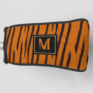 Couvre-club De Golf Monogramme à rayures de tigres