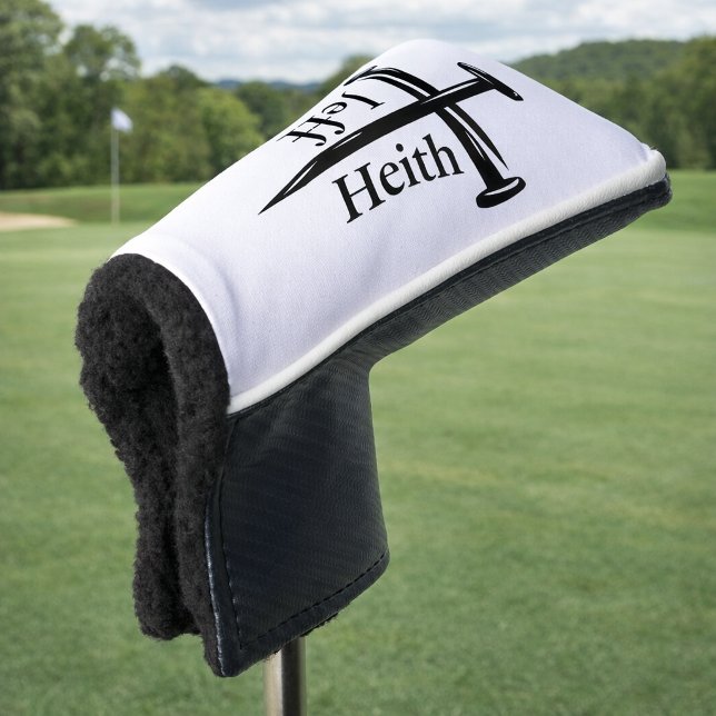 Couvre-club De Golf Monogramme à trois clous (Créateur téléchargé)