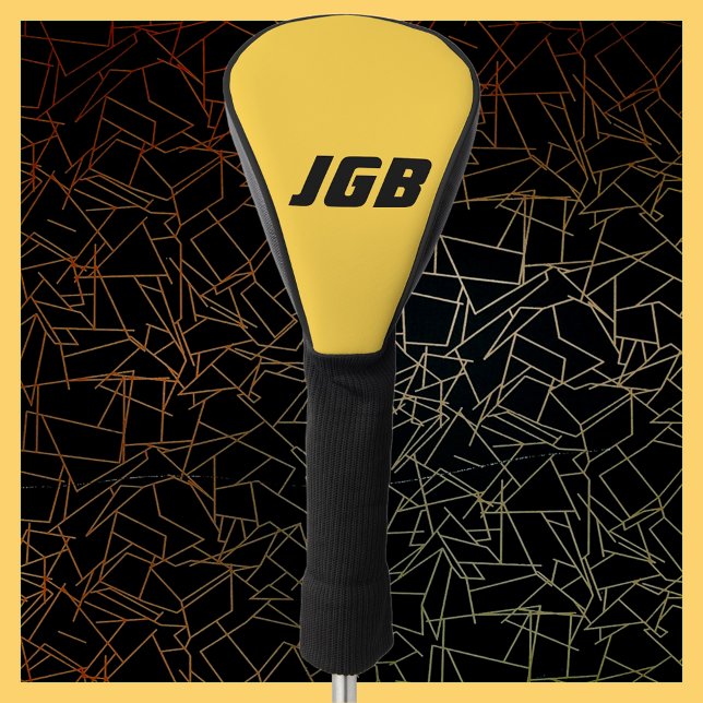 Couvre-club De Golf Monogramme Choisissez votre couleur (Créateur téléchargé)