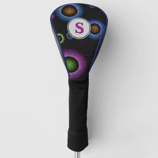 Couvre-club De Golf Monogramme de Rogue Planets (Devant)