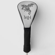 Monogramme Extraordinaire de dragon d'argent