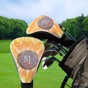 Couvre-club De Golf Monogramme floral