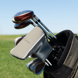Couvre-club De Golf Monogramme moderne personnalisé