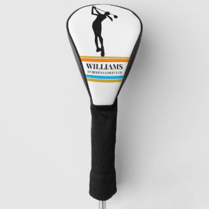 Couvre-club De Golf Monogramme personnalisé Golf Swing Golf He