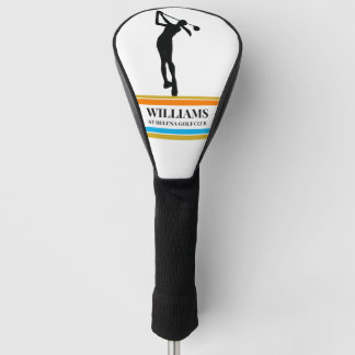 Couvre-club De Golf Monogramme personnalisé Golf Swing Golf He