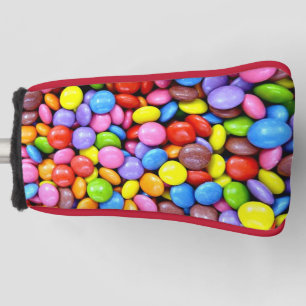 Couvre-club De Golf Morceaux de bonbons colorés