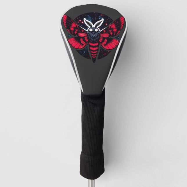 Couvre-club De Golf Moth cosmique - Art Folklore Mothman (Devant)