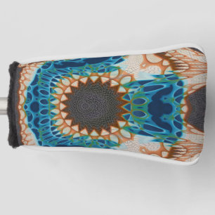 Couvre-club De Golf Motif autochtone Turquoise du sud-ouest