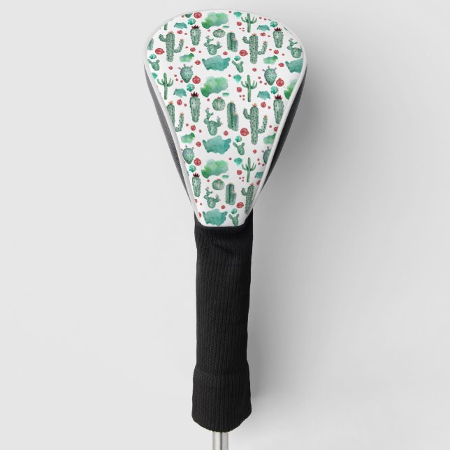 Couvre-club De Golf motif cactus et ladybug - (Devant)