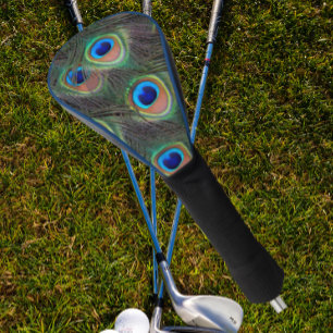 Couvre-club De Golf Motif coloré Peacock Feather Eyespot