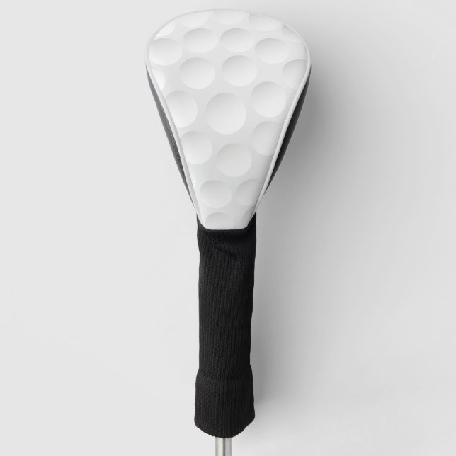 Couvre-club De Golf Motif de balle de golf (Devant)