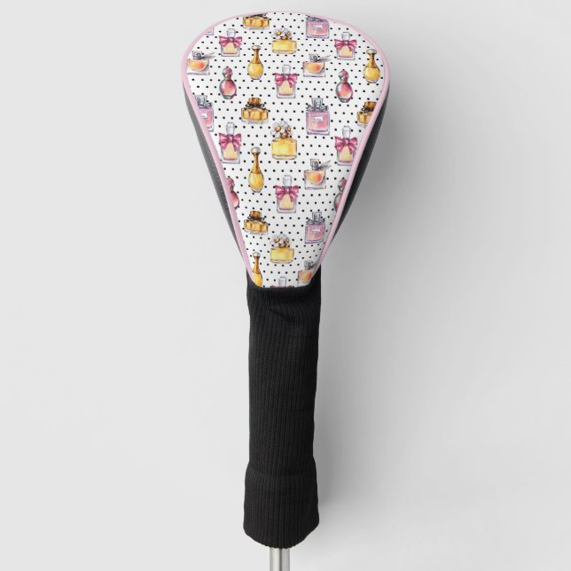 Couvre-club De Golf Motif de bouteille de Parfum (Devant)