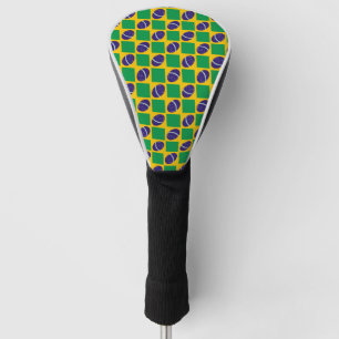 Couvre-club De Golf motif de drapeau du Brésil