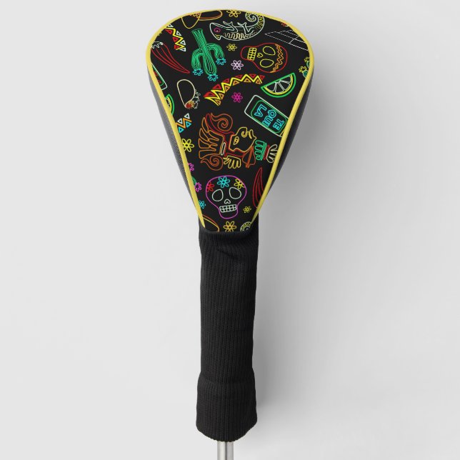 Couvre-club De Golf Motif de Fiesta du Mexique (Devant)