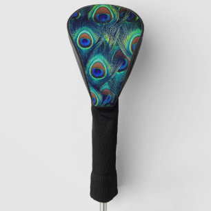 Couvre-club De Golf Motif de plumes de roche