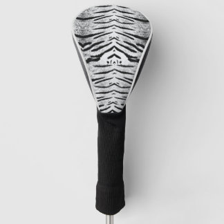Couvre-club De Golf Motif de tigre blanc