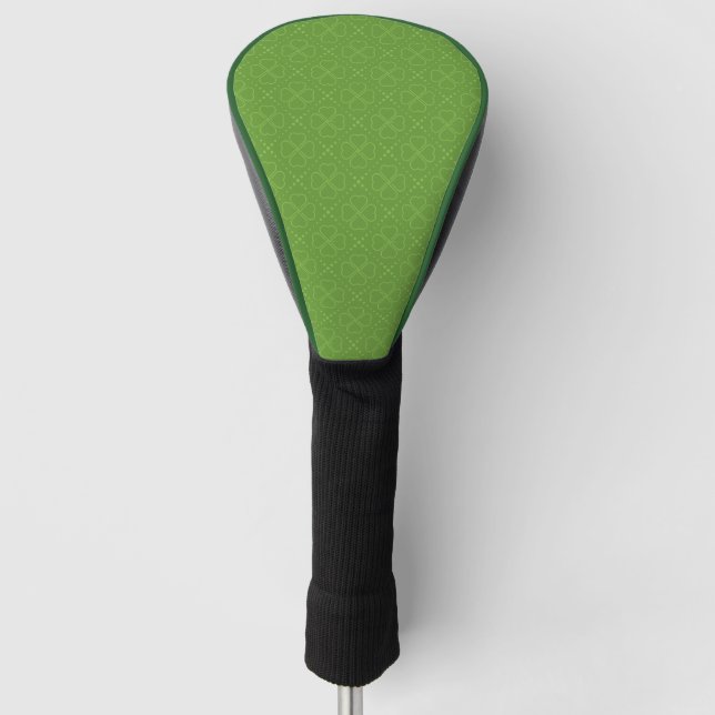 Couvre-club De Golf Motif de trèfle de coeur (Devant)