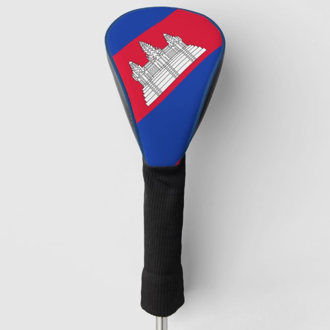 Couvre-club De Golf Motif du drapeau du Cambodge (Devant)