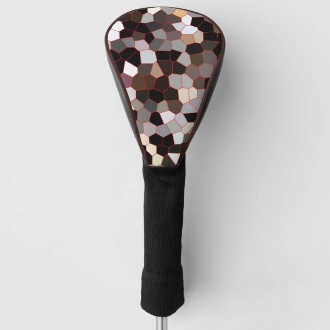 Couvre-club De Golf Motif en verre  (Devant)