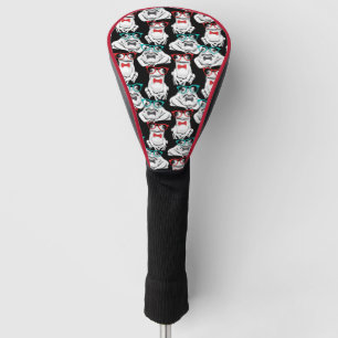 Couvre-club De Golf Motif en verre de grenouille