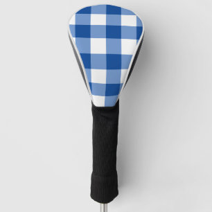 Couvre-club De Golf Motif en vichy bleu