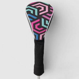 Couvre-club De Golf Motif géométrique Hexagon