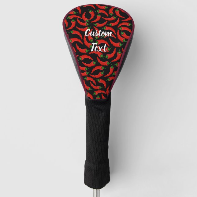 Couvre-club De Golf Motif Hot Chili Peppers (Devant)