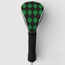 Motif Jacquard vert et noir