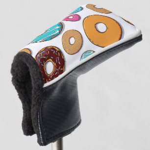Couvre-club De Golf Motif lunatique de beignet lumineux